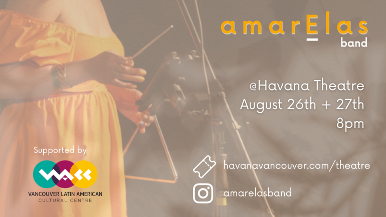 amarElas – Live Concert at the Havana Theatre | Aug. 26 & 27