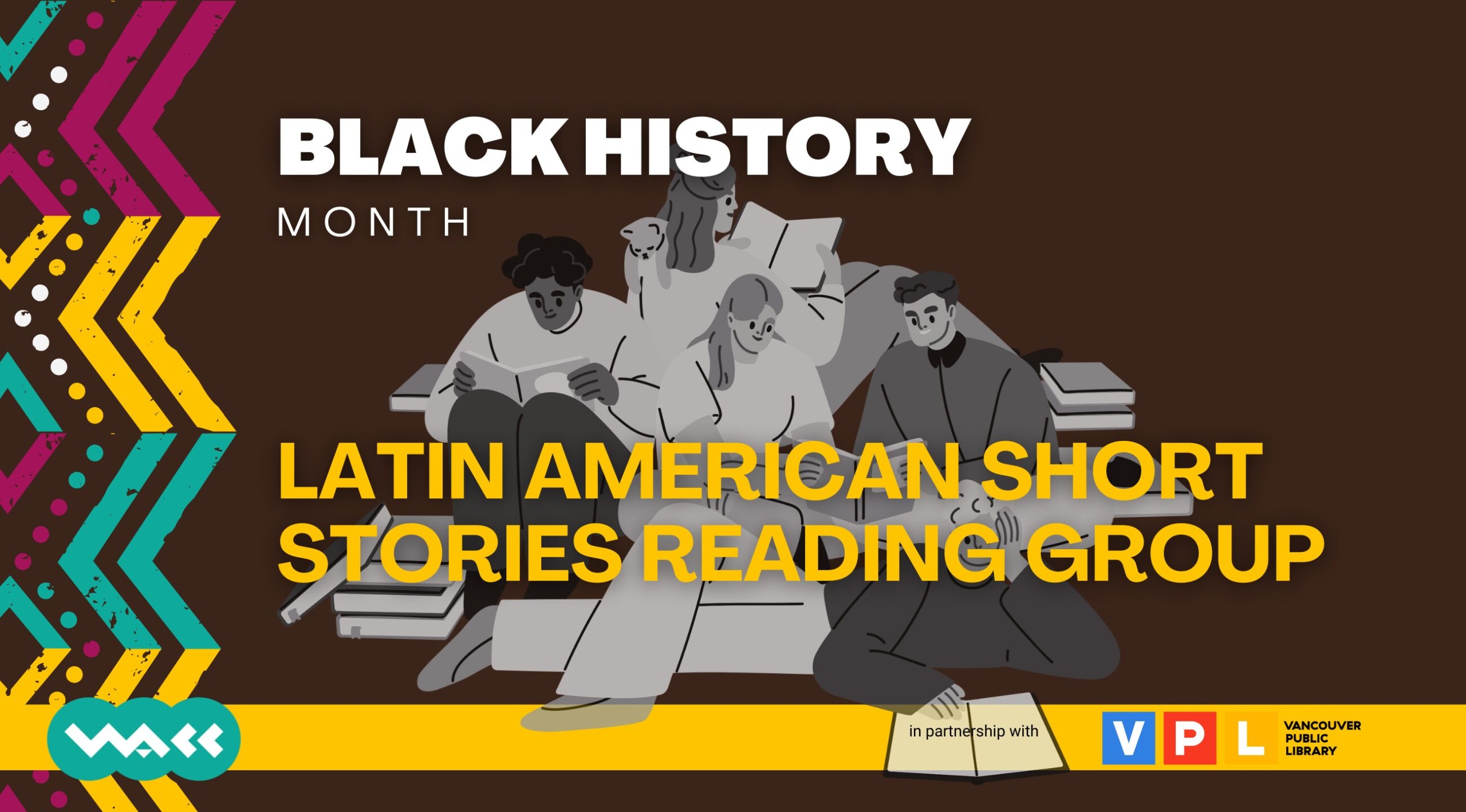 Latin American Short Stories Reading Group at VPL | Black History Month Special Edition